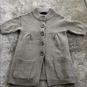 Beige button down sweater